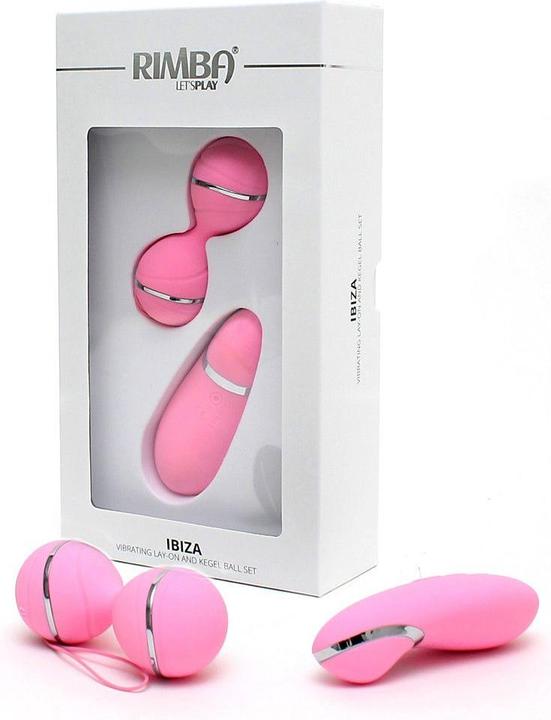 Produktbild Rimba Kegel Balls With Remote Control And Ibiza Stimulator Pink