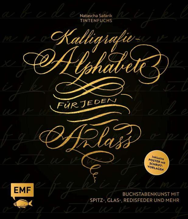 Produktbild Kalligrafie – Alphabete für jeden Anlass (Deutsch, Natascha Safarik, 2020)