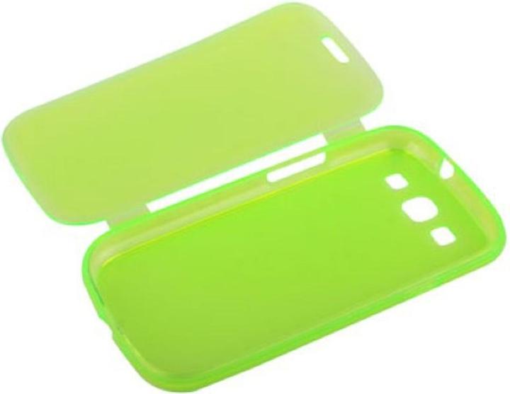 Produktbild König Design Handyhülle Flip Quer für Handy Samsung Galaxy S3 Hellgrün (Samsung Galaxy S3, Samsung Galaxy S3 Neo)