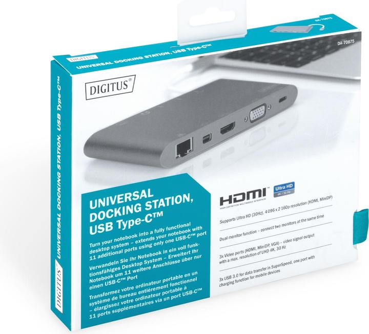Produktbild Digitus DA-70875 (USB-C, 11 Ports)