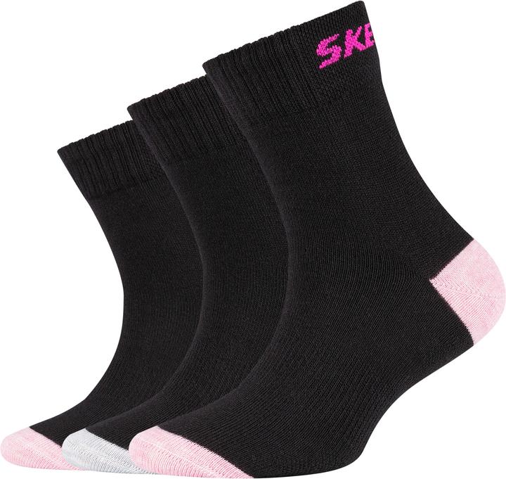 Skechers Girls Mesh Ventilation Socken 3p (3er Pack, 39, 42)