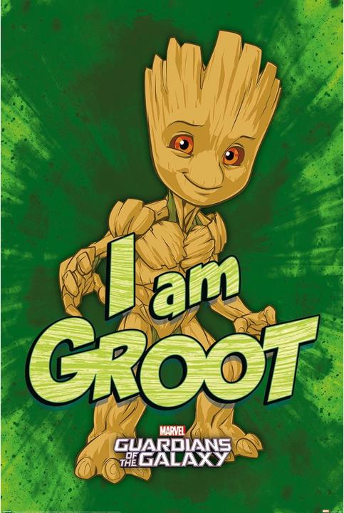 Image du produit Guardians of the Galaxy Poster I Am Groot (61 x 91,5 cm)