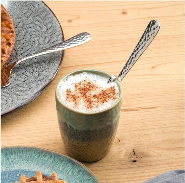 Produktbild Leonardo Latte Macchiato Löffel Matera 1 Stück, Silber (1 Stück, Löffel)