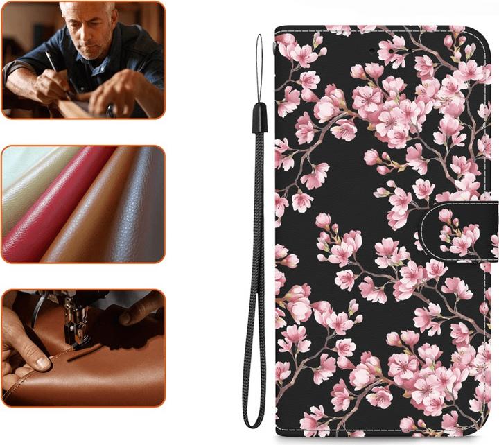 Produktbild Cover-Discount OnePlus Nord 4 - Tasche Hülle mit Blüten Motiv (OnePlus Nord 4)