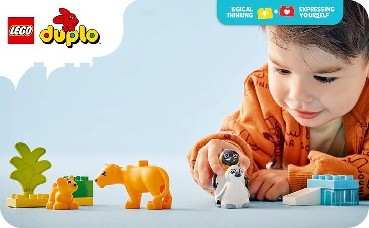 Produktbild LEGO Wildtier-Familien: Pinguine und Löwen (10442)