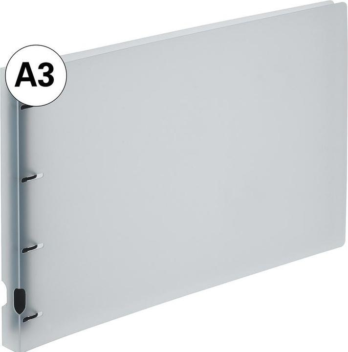 Actual product image Kolma Pointing book Vision A3 landscape 4 rings filling height 2 cm colourless (A3, 30 mm, 1 Piece)