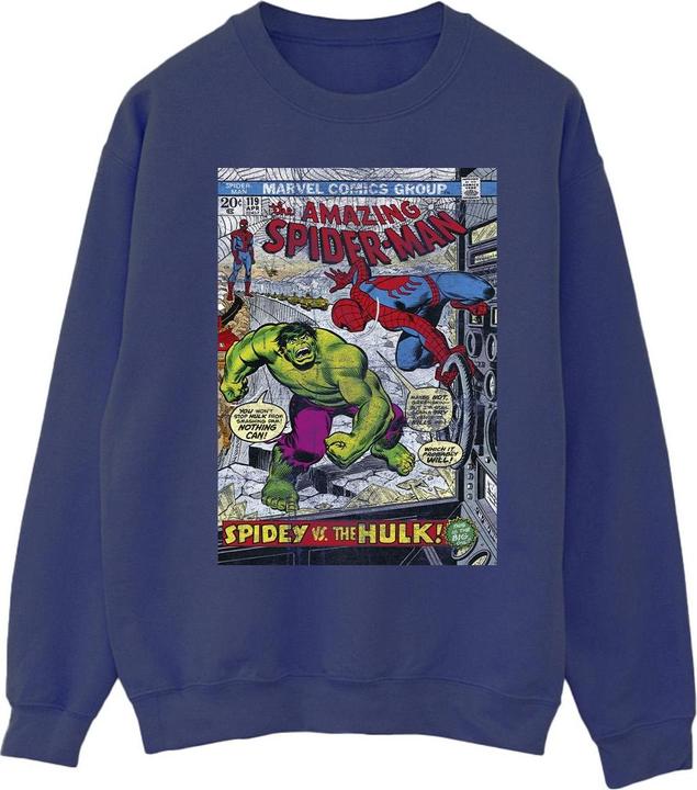 SpiderMan VS Hulk Cover Sweatshirt (S)