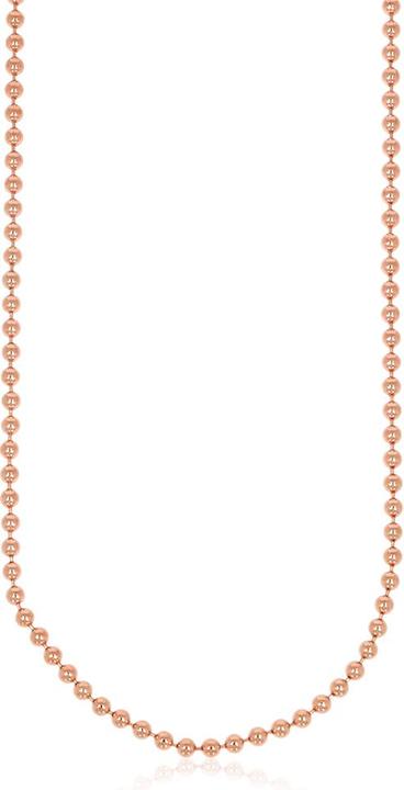 Immagine prodotto Xen Catena a sfera lunga 42 cm in argento 925 placcato oro rosa (Argento 925, 42 cm)