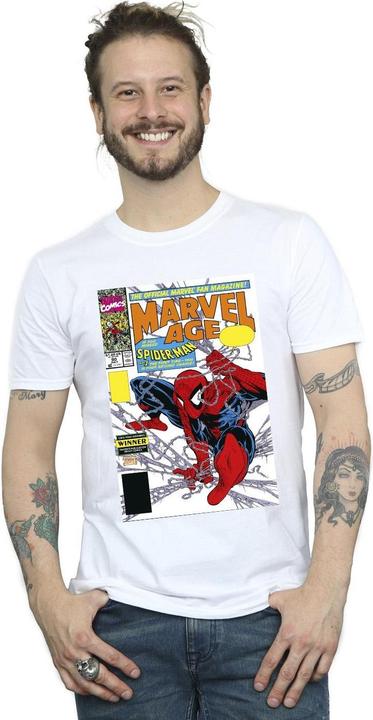 Immagine prodotto Spider-Man Age Comic Cover Maglietta Uomo (4XL)