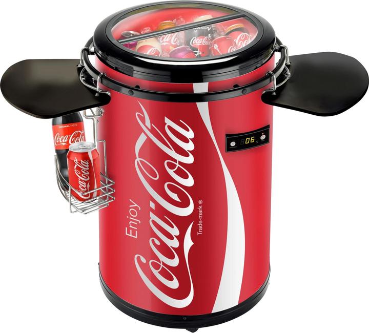 Produktbild Coca Cola SPC-88CC Party Cooler, 50L, 4 Laufrollen, LED-Display (50 l)