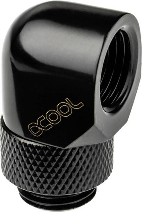 Actual product image Alphacool Icicle L-connector rotatable G1/4 ET on G1/4 IT