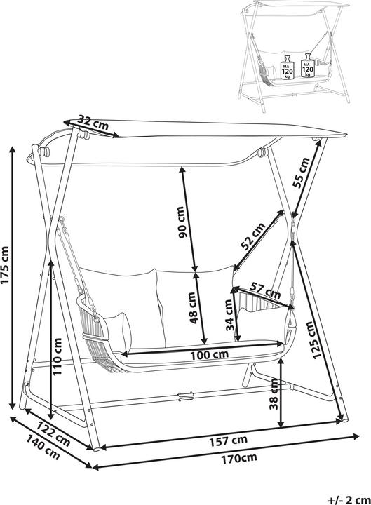 Actual product image Beliani Fiastra