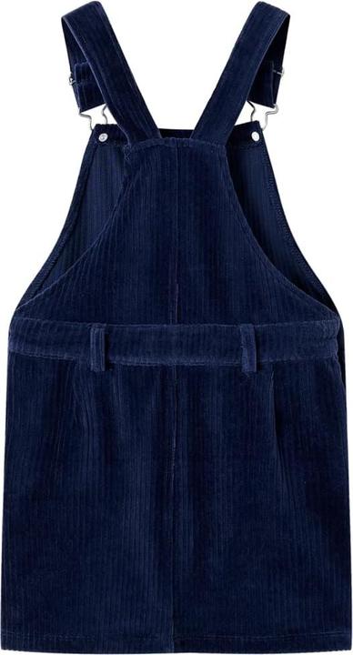 Immagine prodotto VidaXL Salopette da bambino in velluto a coste blu navy 128,Materiale: 58 (128)