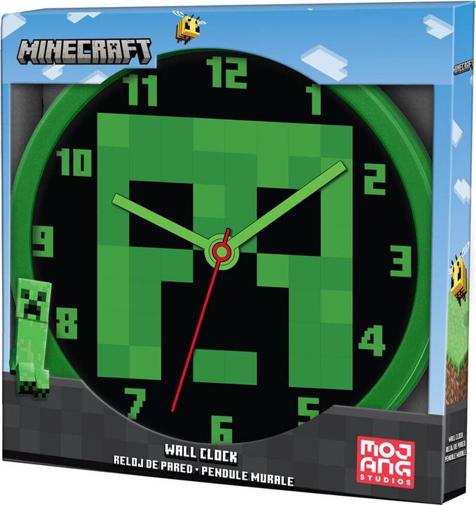Image du produit Kids Euroswan Horloge murale Micra Creeper 4786 Horloge, Diamètre 9.6 pouces (24.5 cm), Horloge murale (Montre analogique, 96 mm)