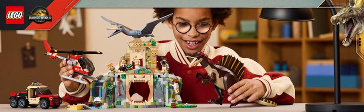 Actual product image LEGO Spinosaurier & Quetzalcoatlus: Hubschrauber-Einsatz (76976, LEGO DC)