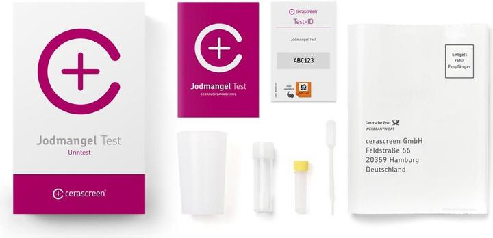 Actual product image Cerascreen Self test iodine deficiency 1 piece (1 x)