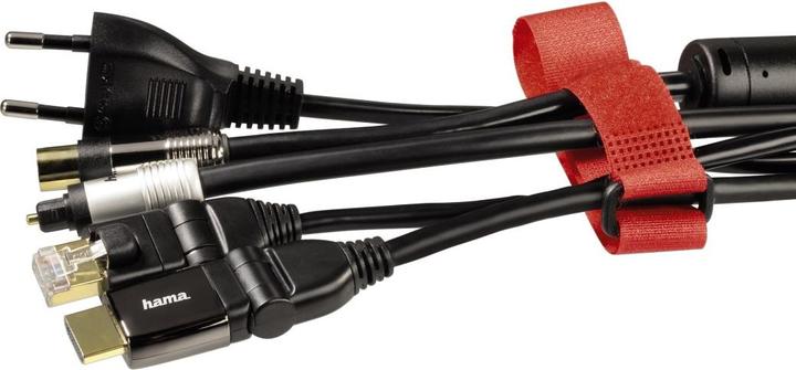 Immagine prodotto Hama Fascette di cablaggio in velcro con fibbia, 9 pezzi (Fascette in plastica, 250 mm, 9 pz.)