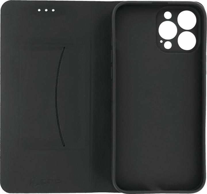 Produktbild prio Book Case Fashion für iPhone 13 Pro Max (6.7″) blau-schwarz (Apple iPhone 13 Pro Max)