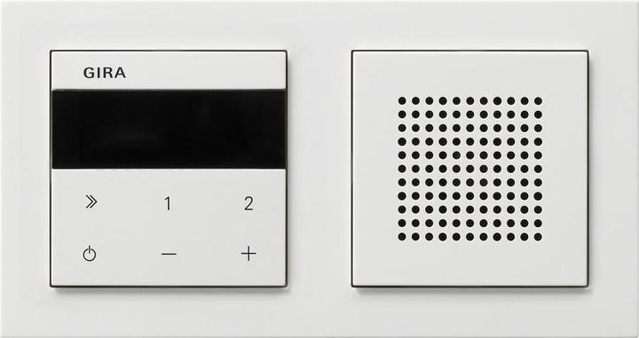 Produktbild Gira UP-Radio IP Lautsprecher + Rahmen E2 (Internetradio, WLAN, Bluetooth)