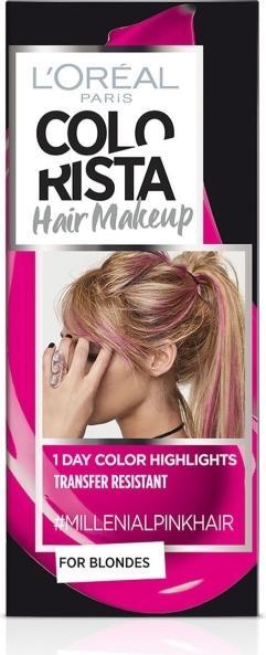L'Oréal Paris L'Oreal Colorista Hair Makeup Temporäre Haarfarbe #MillennialPinkHair 30ml. (#MillennialPinkHair 30ml.)