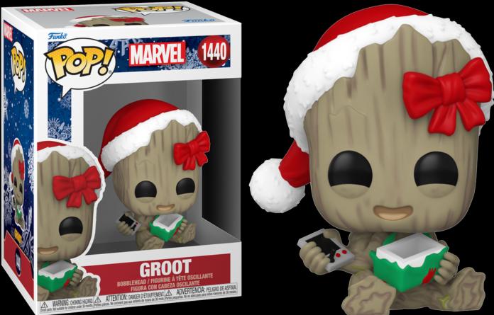 Produktbild Funko Marvel POP! Vinyl Figur Holiday Groot 9 cm