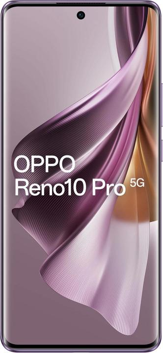 Actual product image OPPO Reno 10 Pro (256 GB, Glossy Purple, 6.70", Dual SIM, 50 Mpx, 5G)