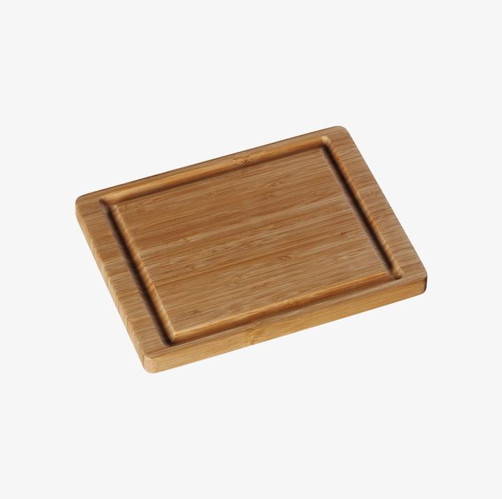 Productafbeelding WMF Snijplank Rechthoekig 26x20cm Houten plank Kleine Sapgroef Bamboe Natuurlijk