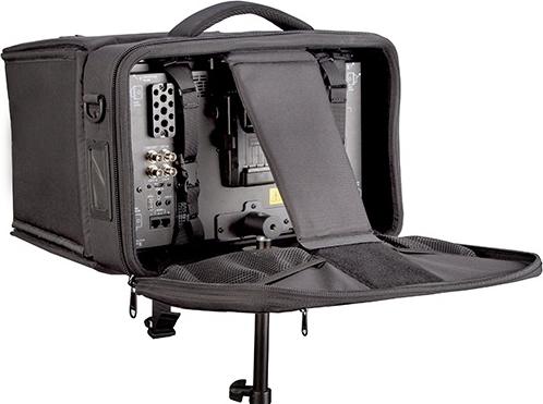 Image du produit Swit FM-16B | Moniteur professionnel FHD 15,6" avec sac Sun-Hood luxueux, monture V (15.60", Full HD)