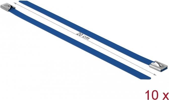 Actual product image Delock Stainless steel cable tie 200x7,9 10pcs. (Metal cable ties, 200 mm, 10 pcs.)