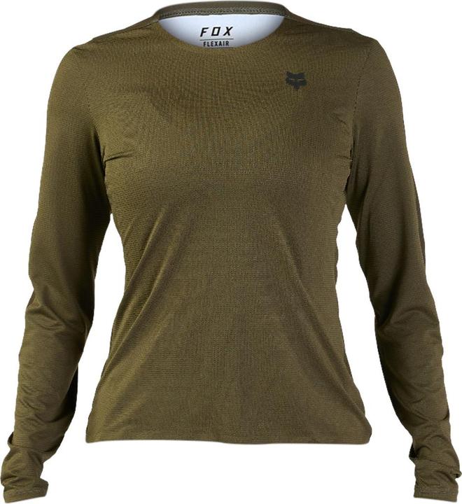 Fox Jersey 23 W Flexair Ascent Ls Grn S (S)