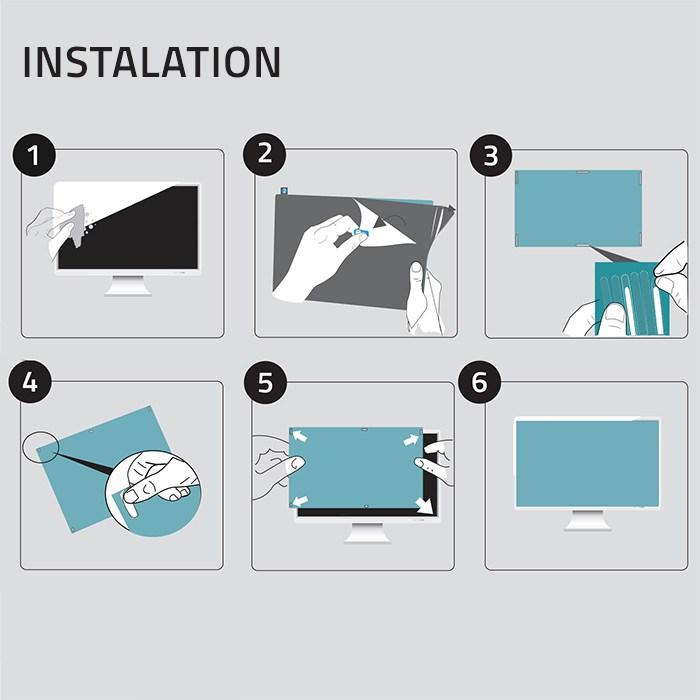 Produktbild Qoltec Filtr światła niebieskiego 27 | 16:9 | Ochrona wzroku | Anti Glare | Matowy | na monitor (27", 16 : 9)