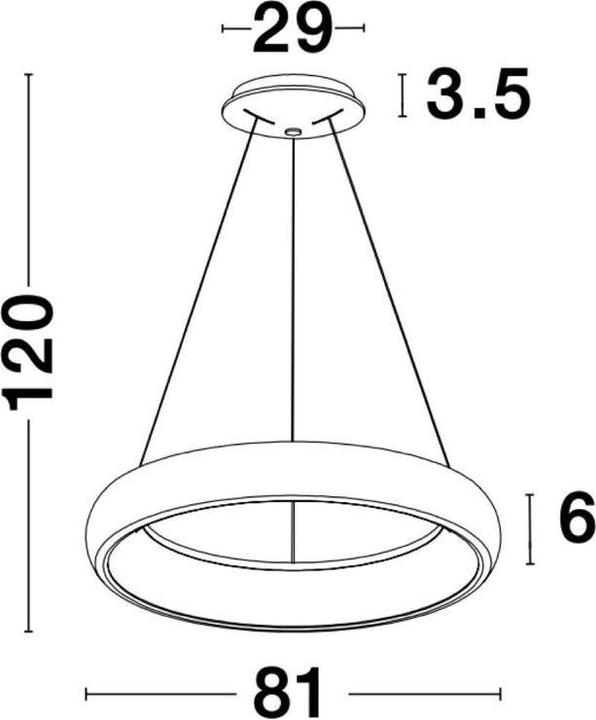 Image du produit Nova Luce Albi LED Lampe suspendue (4000 lm)