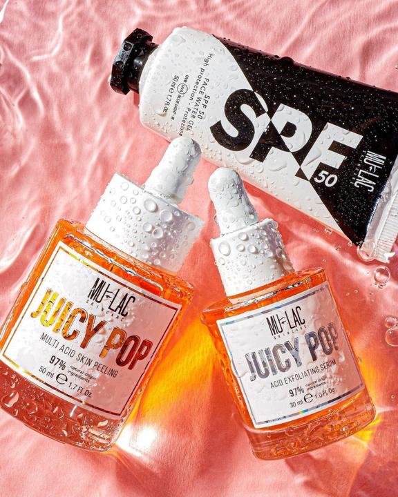Actual product image Cosmetic Cosmetics SPF 50 Face Water Gel Daily Photoprotection 50ml (Sun cream face, SPF 50, 50 ml)