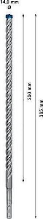 Produktbild Bosch Professional Zubehör EXPERT SDS plus-7X Hammerbohrer, 14 x 300 x 365 mm (14.0 mm)