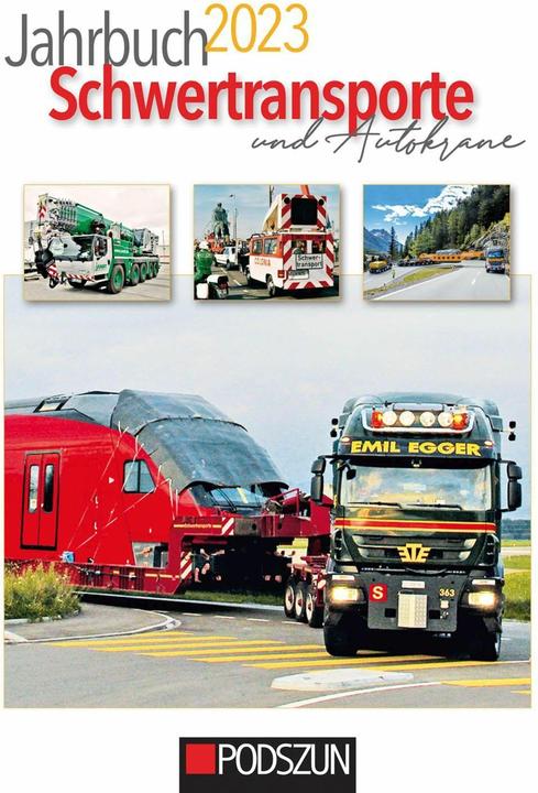 Produktbild Jahrbuch Schwertransporte 2023 (Deutsch, 2022)
