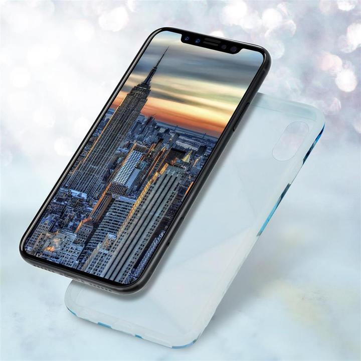Image du produit Cadorabo Couverture IMD TPU Marbre coloré (Apple iPhone X)
