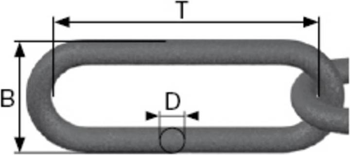 Produktbild Dörner + Helmer DH Kunststoff-Absperrkette Ø 6 mm, 50 m (50 m)