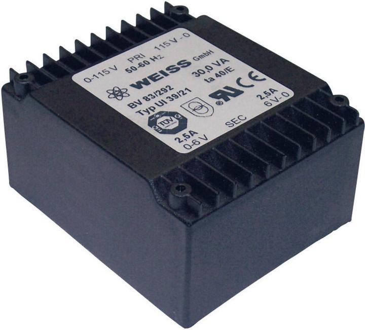 Weiss Elektrotechnik UI 39-Flachtransformator 30 VA