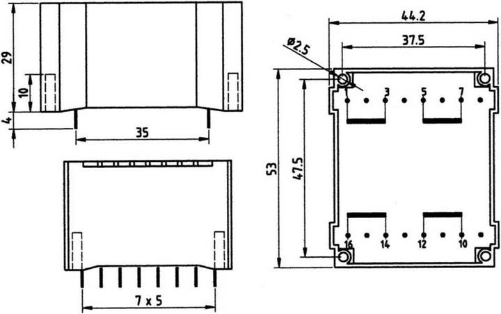 Productafbeelding Weiss Elektrotechnik UI 30 platte transformator 10 VA