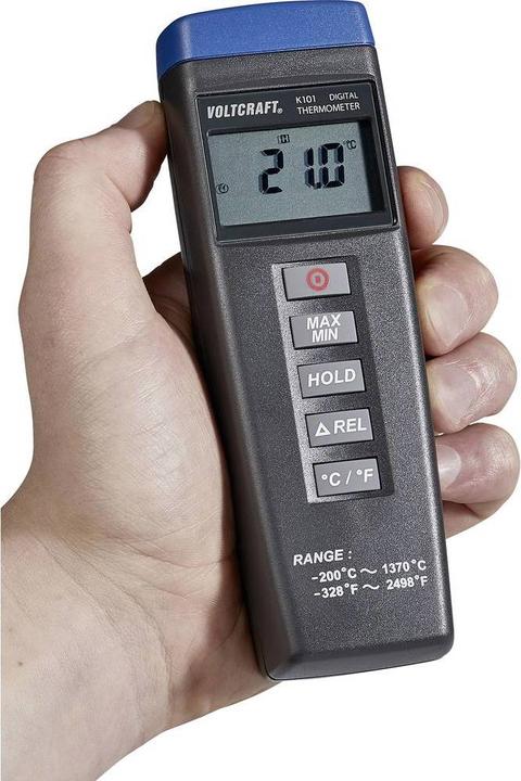 Produktbild Voltcraft Digital-Thermometer + Einschraubfühler