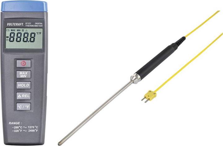 Produktbild Voltcraft Digital-Thermometer + Tauchfühler
