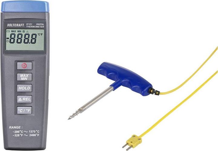 Produktbild Voltcraft Digital-Thermometer + Einschraubfühler