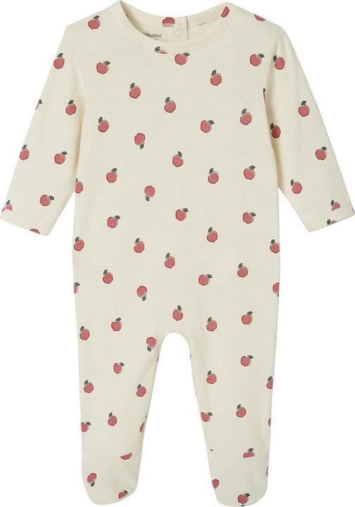Image du produit Vertbaudet Bio-Kollektion: 2er-Pack Baby Strampler mit Apfelmotiven (50)