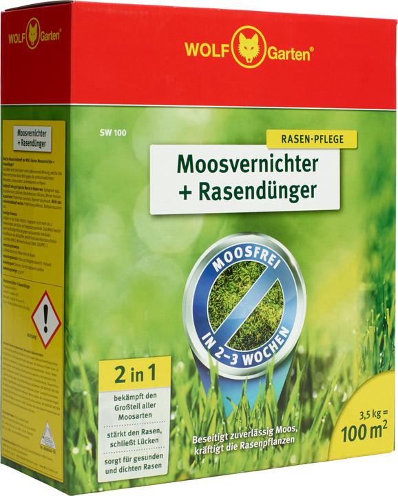 Produktbild Wolf-Garten Moosvernichter + Rasendünger SW 100 | 3.5 kg (3.50 kg)