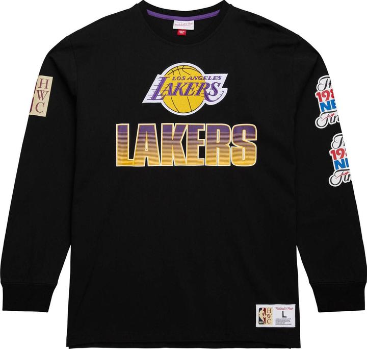 Mitchell & Ness Longsleeve - PATCHES Los Angeles Lakers - L (L)