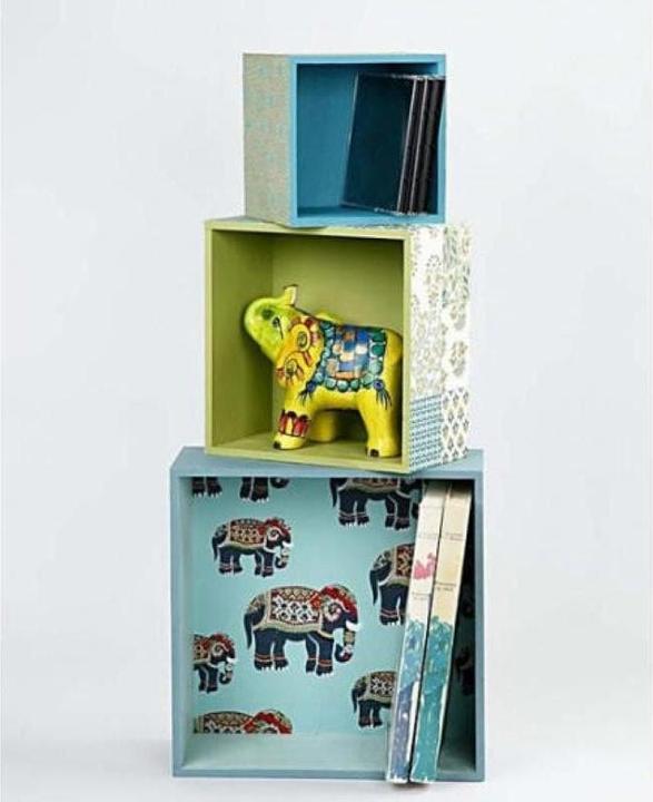 Image du produit Creativ Company Coffret en bois carré (15 x 15 x 28 cm, 11.37 l)