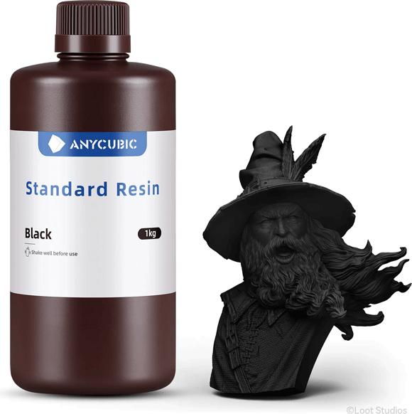 Produktbild Anycubic Normal UV Resin Black 1kg (Schwarz, 1000 g)
