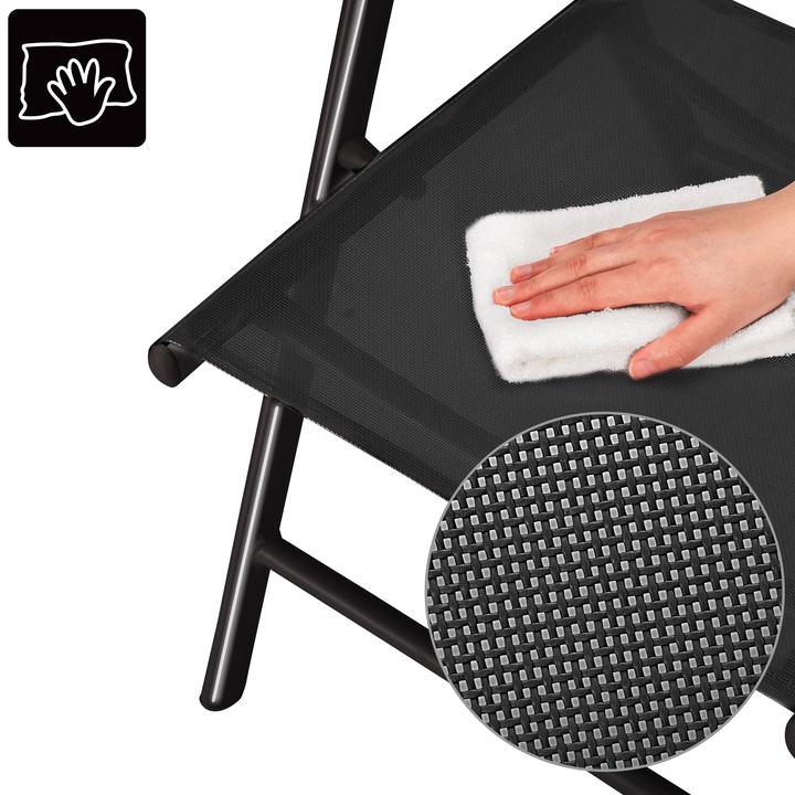 Actual product image Casaria Set of 2 garden chairs