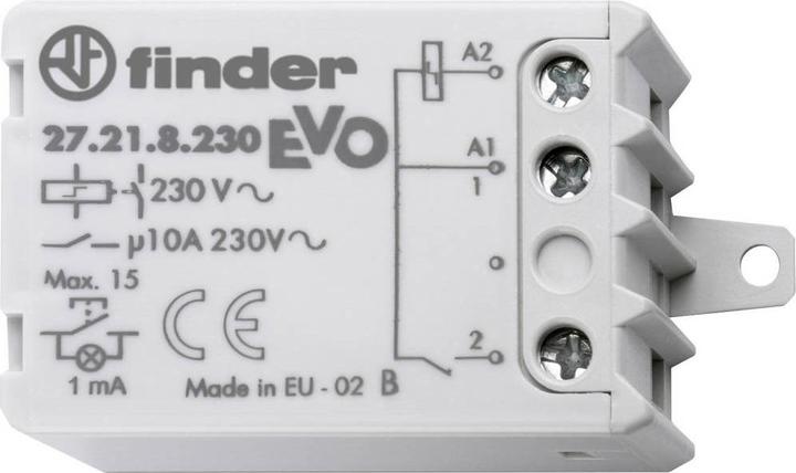 Produktbild Finder Stromstoss-Schalter Unterputz 1 St. 27.21.8.230.0000 1 Schliesser 230 V/AC 10 A 2300 VA