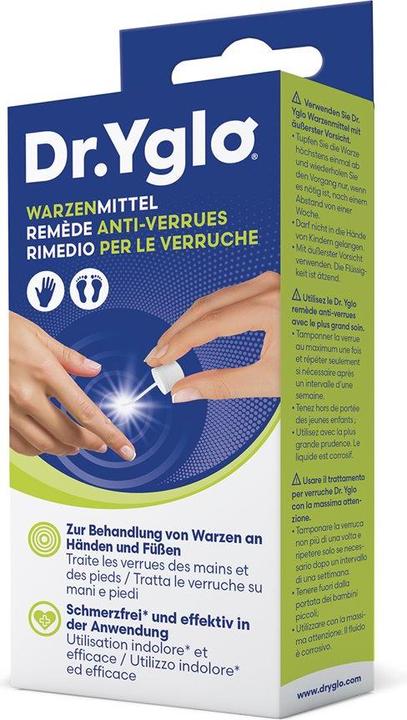 Produktbild Dr.Yglo Warzenmittel Box (Fusscrème & Fussgel, 2 ml)
